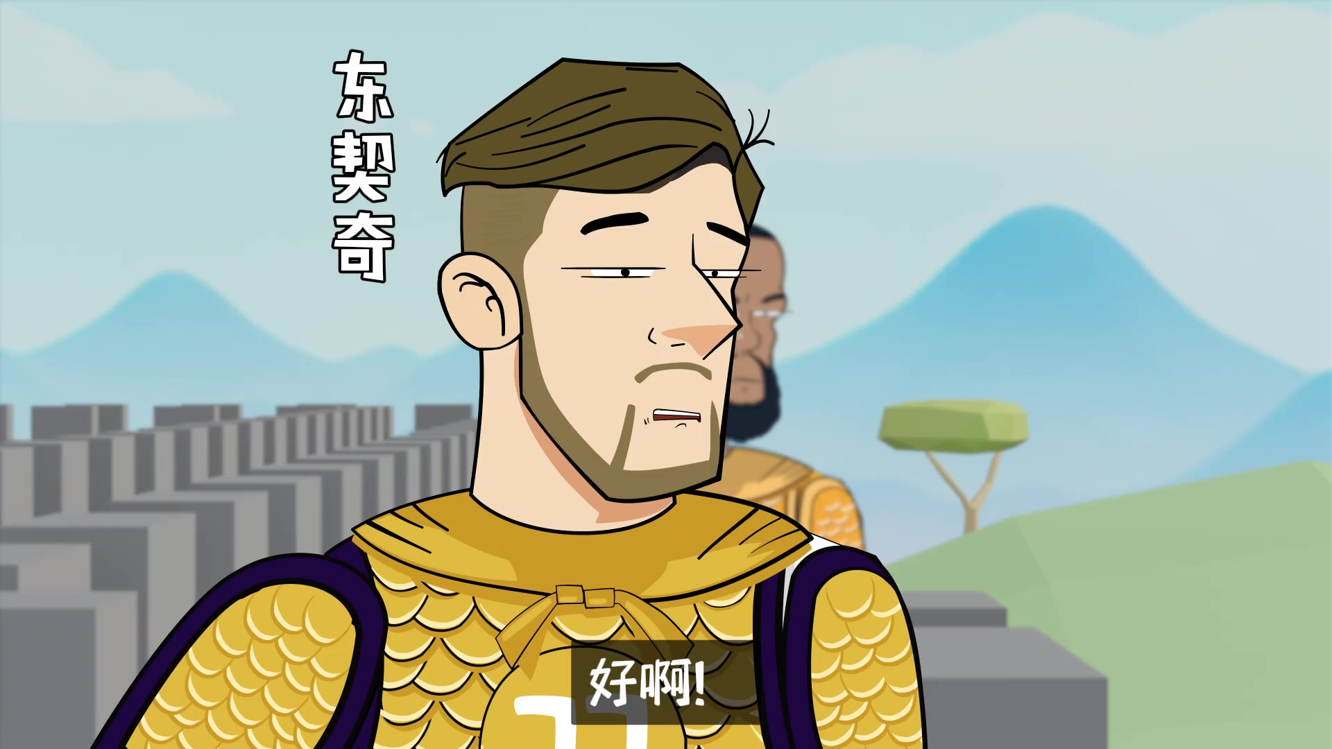 動漫版東詹首輪干狼：對手是戈貝爾？直接沖上去不就完了！